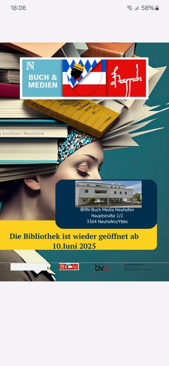 Öffnung Bibliothek 