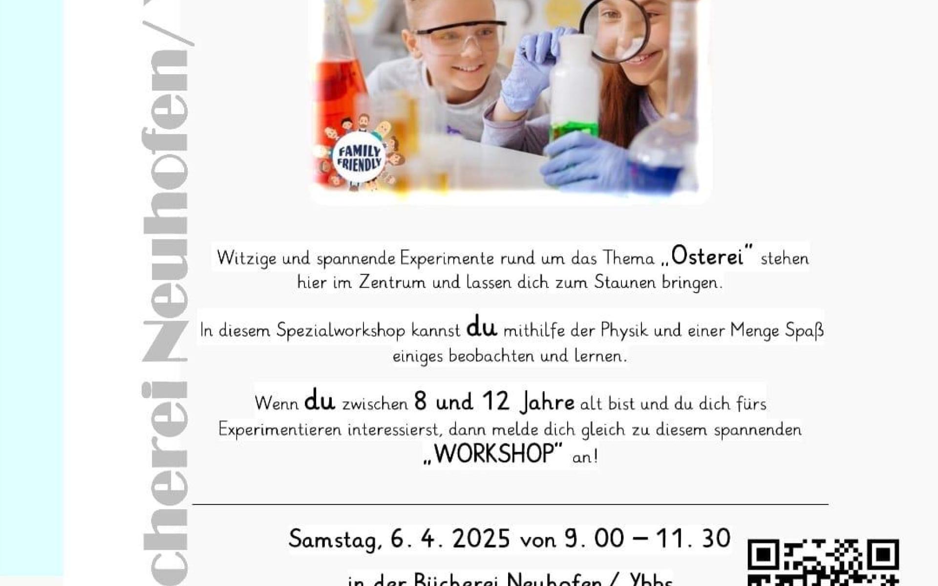 Science Workshop for kids